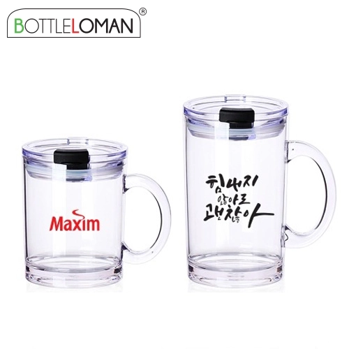 보틀로만 리유저블 와이키키 손잡이 누드 텀블러 500ml