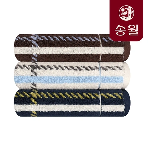 송월타올 CM체크 카운테스마라 30수 코마사 200g