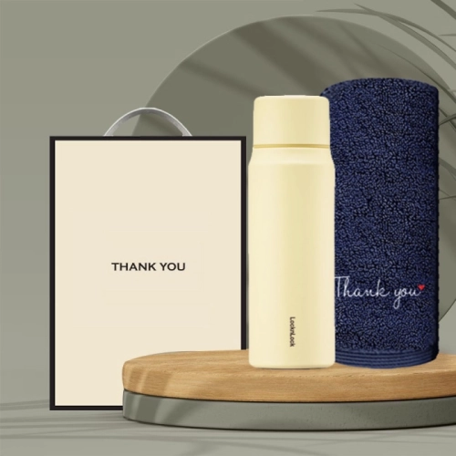 시즈넬 선물세트 락앤락 마망컵 보온505ml + 고급호텔타올190g