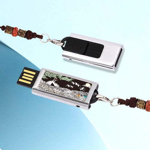 채색송학 자개 USB